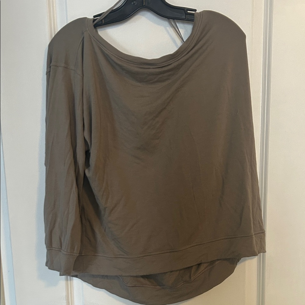 Lululemon becalm boat neck Top